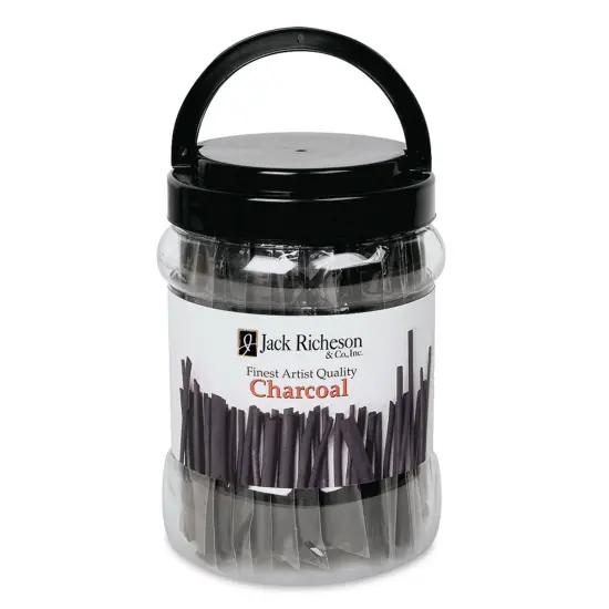 Willow Charcoal - Medium Sticks, Canister of 144 Sticks {1}