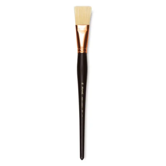 Raphael Paris Classic Brush - Flat, Long Handle, Size 18 {1}