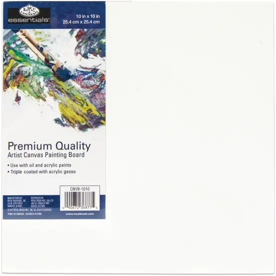 Royal Langnickel essentials(TM) Premium Canvas Board-10"x10" {1}