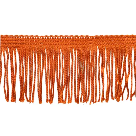 Belagio Chainette Fringe, 2" Wide, 10- Yard Bolt, Orange {1}