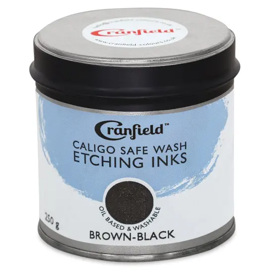 Cranfield Caligo Safe Wash Etching Ink - Brown Black, 250 g Can {1}