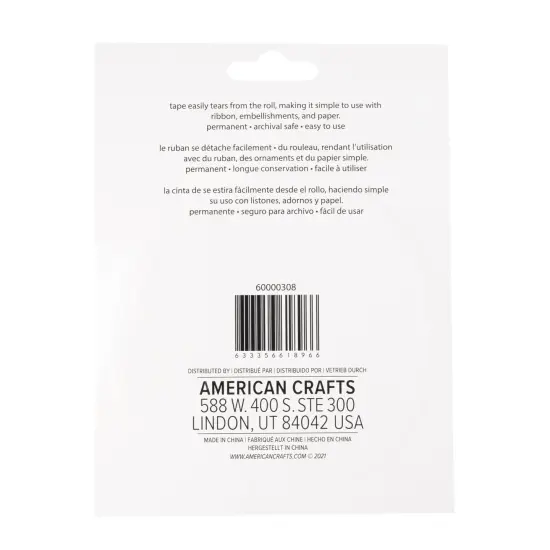 Sticky Thumb Double-Sided Tape 11 Yards-Clear, 2" - 60000308 {3}