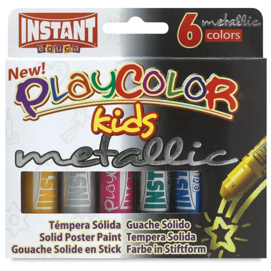 Playcolor - Metallic Colors, Set of 6, Standard Size {2}