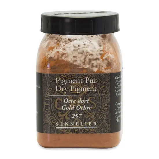 Sennelier Dry Pigment - Gold Ochre, 110 g jar {1}