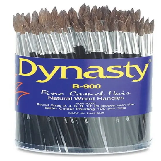 Dynasty Fine Camel Hair Brush Set - Canister of 120 {1}