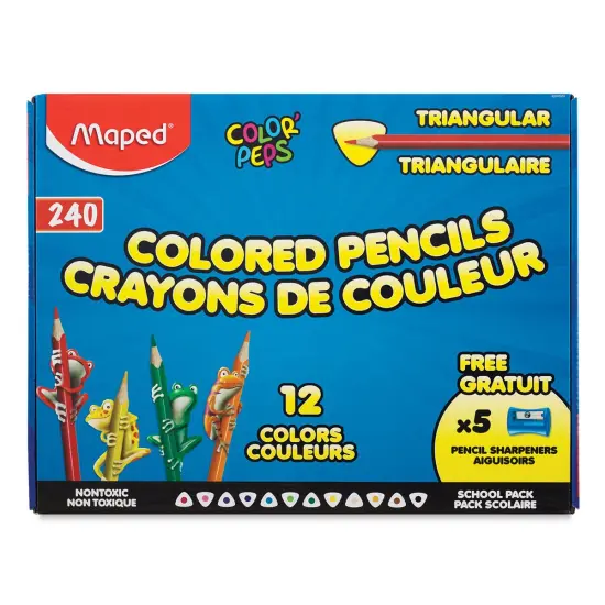 Maped Color'Peps Colored Pencils - Class Pack of 240 {1}