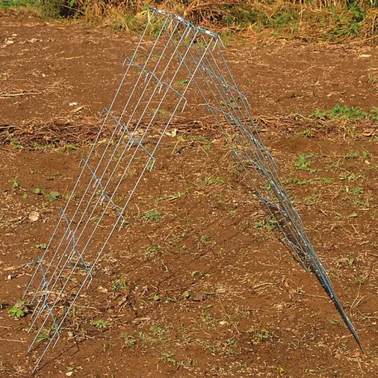 Garden Cucumber Squash A-Frame Support Galvanized Steel Foldable 48" High {3}