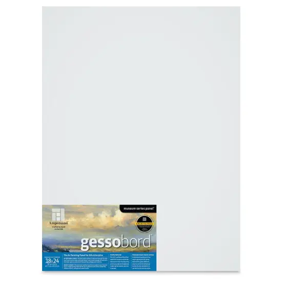 Ampersand Gessobord - 18" x 24", 1-1/2" Cradled {1}