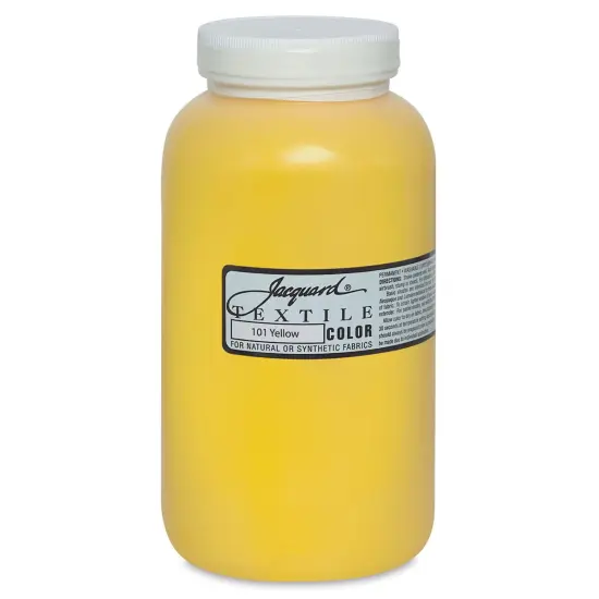 Jacquard Textile Color - Yellow, 32 oz jar {1}