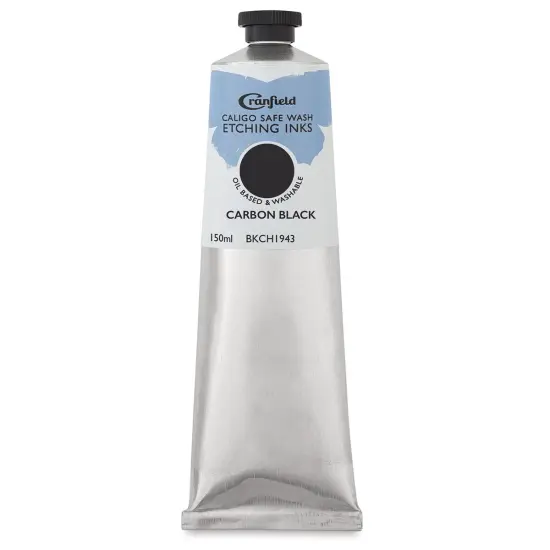 Cranfield Caligo Safe Wash Etching Ink - Carbon Black, 150 ml Tube {1}