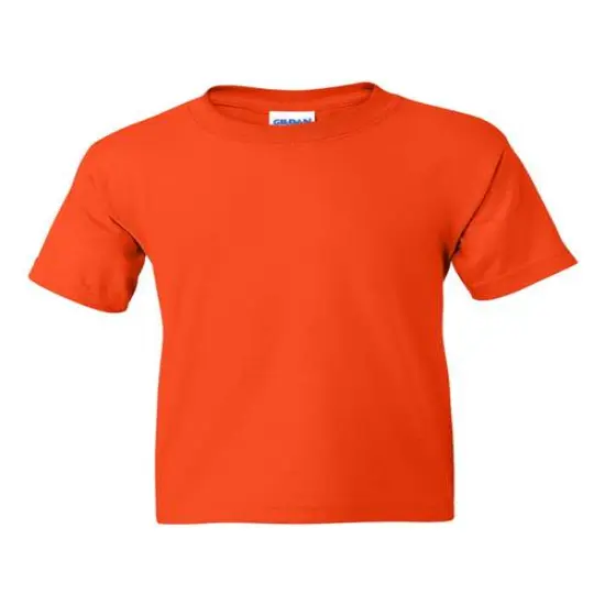 Gildan&reg; DryBlend Youth Short Sleeve Crewneck T-Shirt Orange {1}