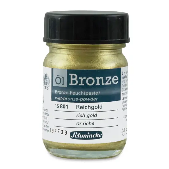 Schmincke Oil Bronze - Rich Gold, 50 ml bottle {1}