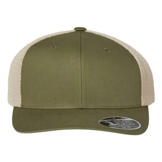 Flexfit&reg; Mesh Back Cap Olive/ Khaki {1}