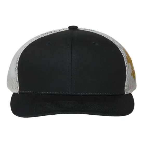 Kati&reg; Printed Mesh Trucker Cap Black/Vegas Gld/FDL {1}