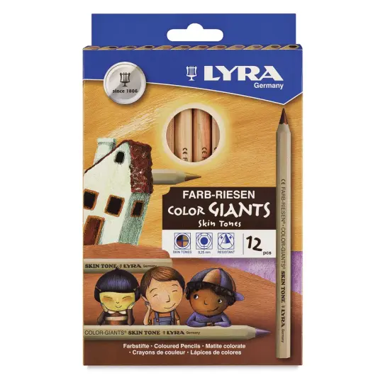 Lyra Skintone Giant Pencils - Set of 12 {2}