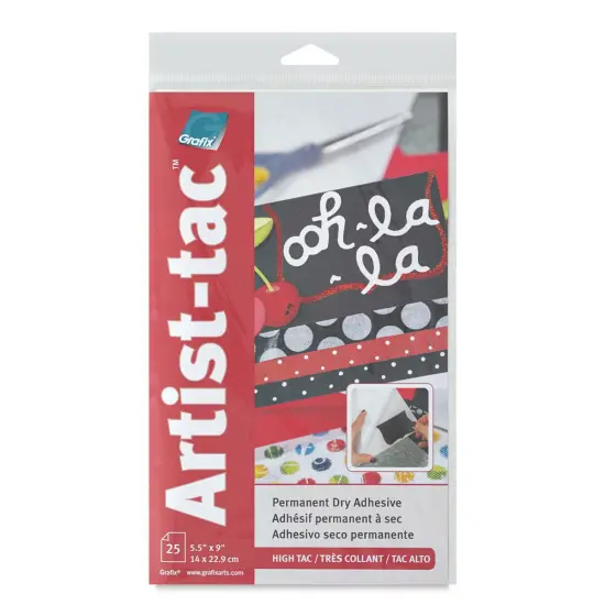 Grafix Artist Tac - 5-1/2" x 9", Pkg of 25 Sheets {2}