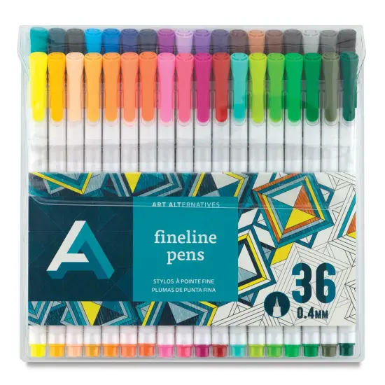 Art Alternatives Fineline Pen Set - Set of 36 {1}