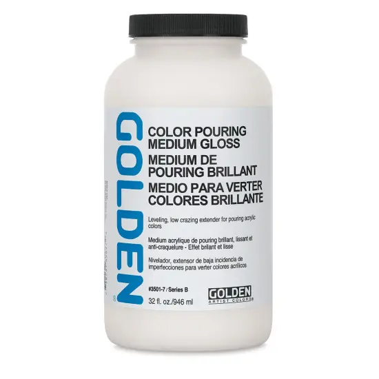 Golden Color Pouring Medium - Gloss, 32 oz {1}