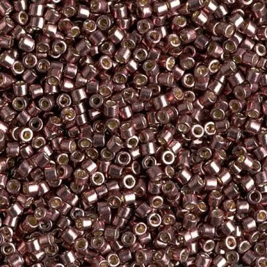Miyuki Delica Bead 10/0, DBM1843, Duracoat Galvanized Dark Mauve {1}