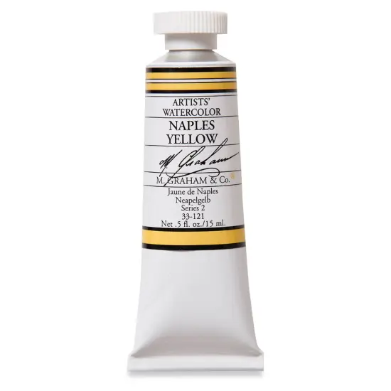 M. Graham Artists' Watercolor - Naples Yellow, 15 ml Tube {1}