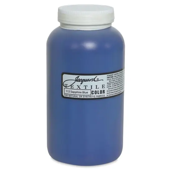Jacquard Textile Color - Sapphire Blue, 32 oz jar {1}