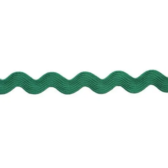 Belagio Medium Ric Rac Trim, 0.75" Wide, 25-Yard Bolt, Emerald Green {1}