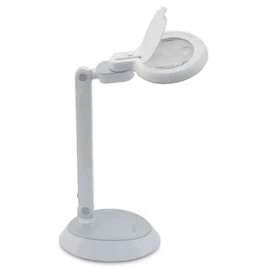 OttLite Space-Saving LED Magnifier Desk Lamp {1}