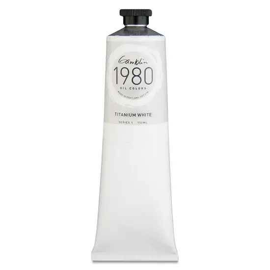 Gamblin 1980 Oils - Titanium White, 150 ml tube {2}