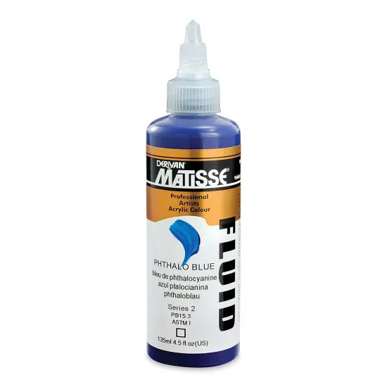 Matisse Fluid Acrylic - Phthalo Blue, 135 ml {1}