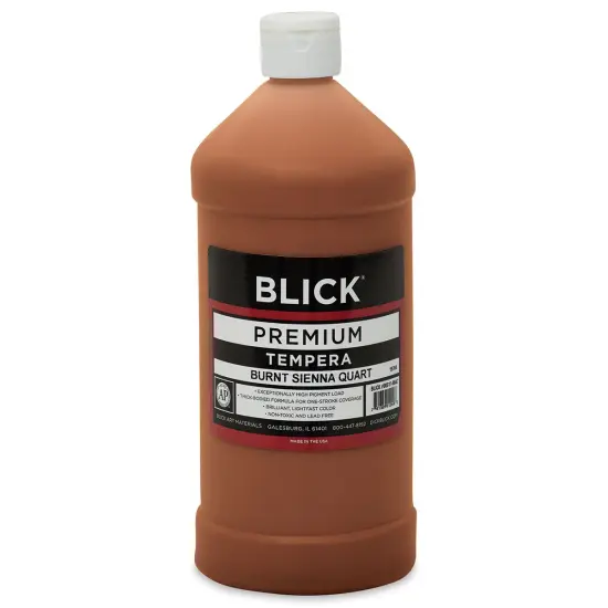 Blick Premium Grade Tempera - Burnt Sienna, Quart {2}