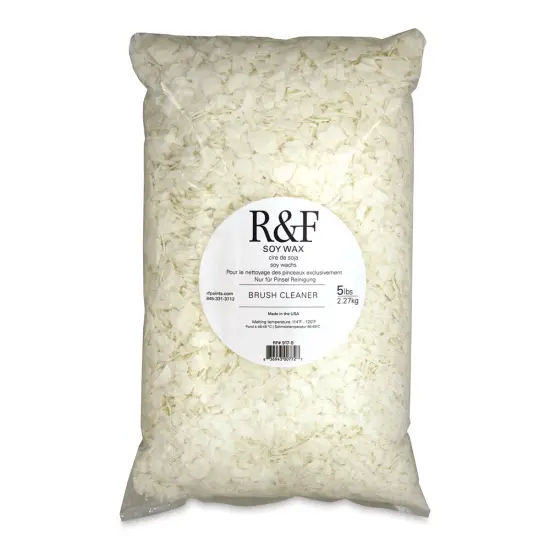 R&F Encaustic Medium - Soy Wax, 5 lb Bag {1}