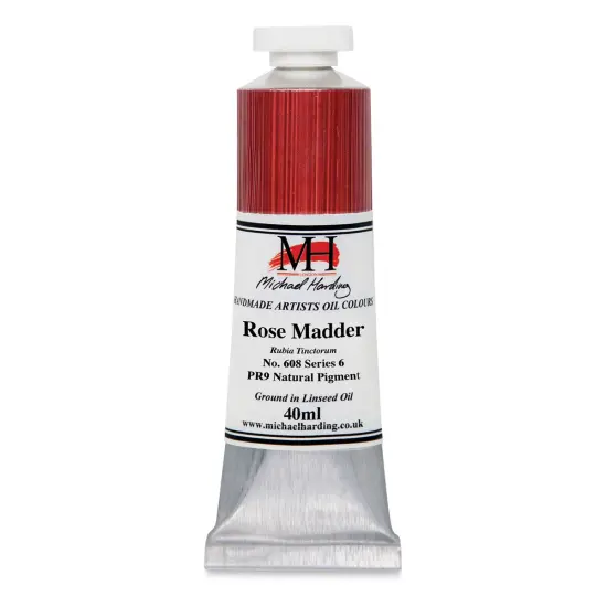 Michael Harding Artists Oil Color - Rose Madder, 40 ml tube {1}