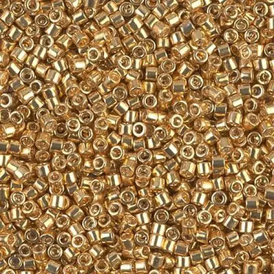 Miyuki Delica Bead 10/0, DBM0410, Galvanized Yellow Gold {1}