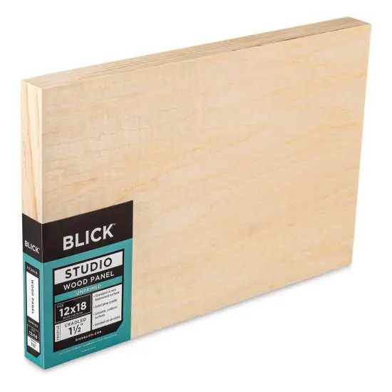 Blick Studio Artists' Wood Panels - Gallery Cradle, 12" x 18", 1-1/2" Cradle {1}