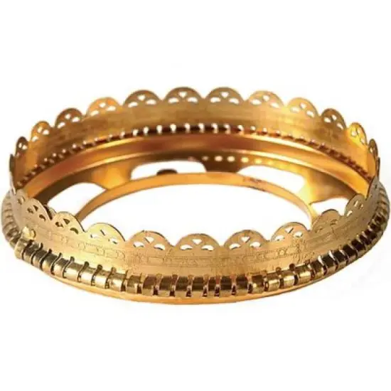 Solid Brass 4" Ball Shade Ring {1}