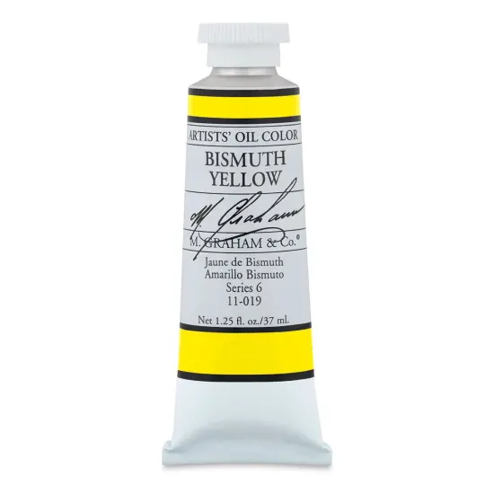 M. Graham Artists' Oil Color - Bismuth Yellow, 37 ml tube {1}