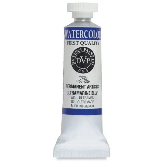 Da Vinci Artists' Permanent Watercolor - Ultramarine Blue, 15 ml tube {1}