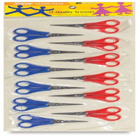 Snippy Scissors - Class Pack of 12, Pointed {1}