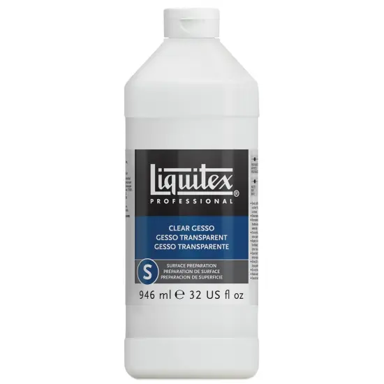Liquitex Acrylic Gesso - Clear, 32 oz bottle {1}