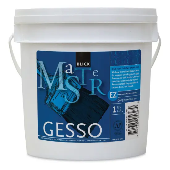 Blick Master Gesso - 1 Coat, Gallon {2}