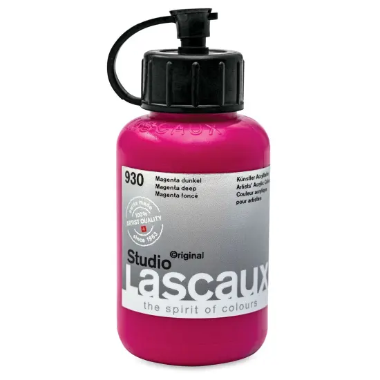 Lascaux Studio Acrylics - Magenta Deep, 85 ml bottle {1}