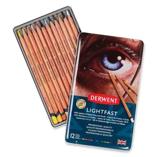 Derwent Lightfast Colored Pencil - Set of 12 {1}