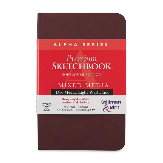 Stillman & Birn Alpha Series Sketchbook - 5-1/2" x 3-1/2", Soft Cover, 46 Sheets {1}