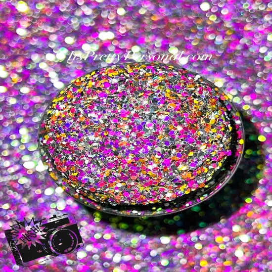 Blue/Green Chunky (Medium Cut)- Luminous Reflective Glitter Collection {5}