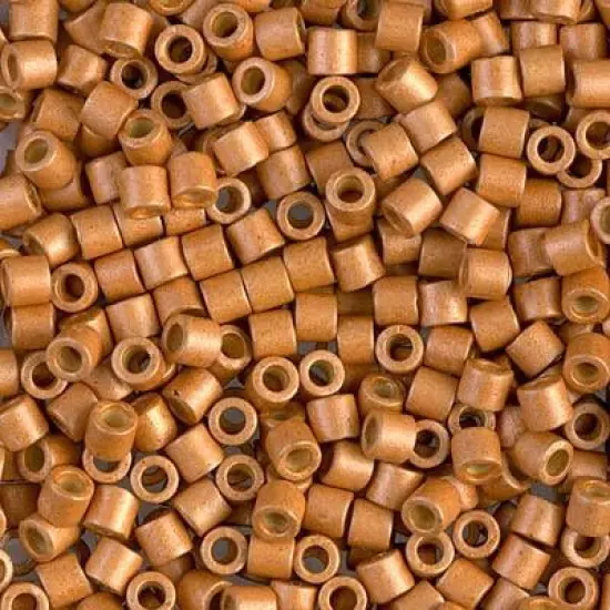 Miyuki Delica Bead 8/0, DBL1833F, Matte Duracoat Galvanized Yellow Gold {1}