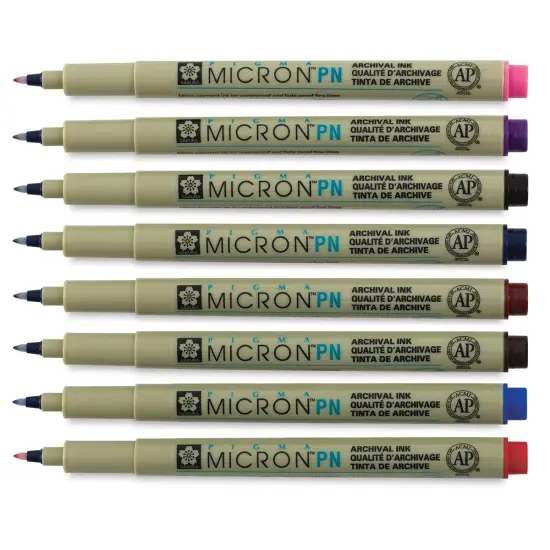 Sakura Pigma Micron PN Pens - Set of 8 {2}