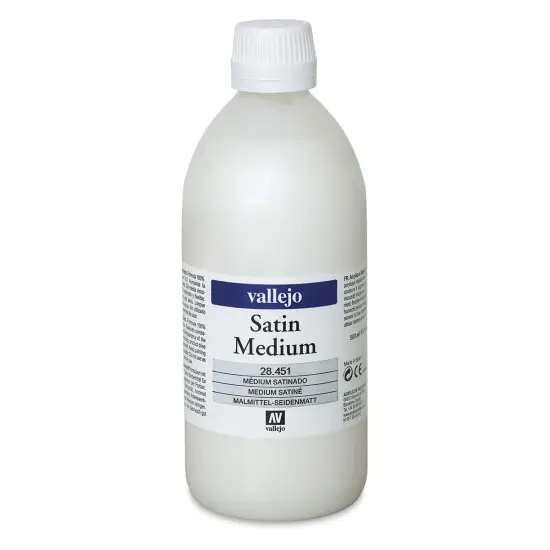 Vallejo Acrylic Medium - Satin, 500 ml {1}