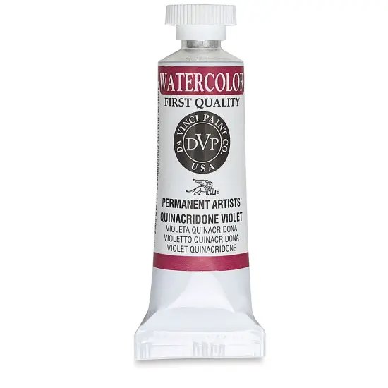 Da Vinci Artists' Permanent Watercolor - Quinacridone Violet, 15 ml tube {2}