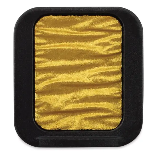 Finetec Premium Watercolor Pan - Pharaoh's Gold (Pearlescent) {1}