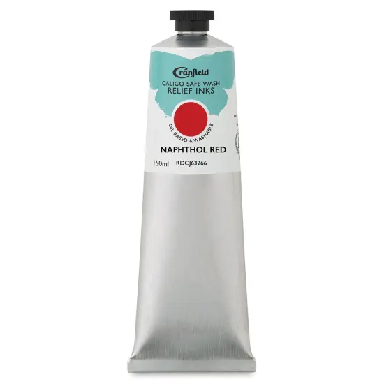 Cranfield Caligo Safe Wash Relief Ink - Naphthol Red, 150 ml {1}